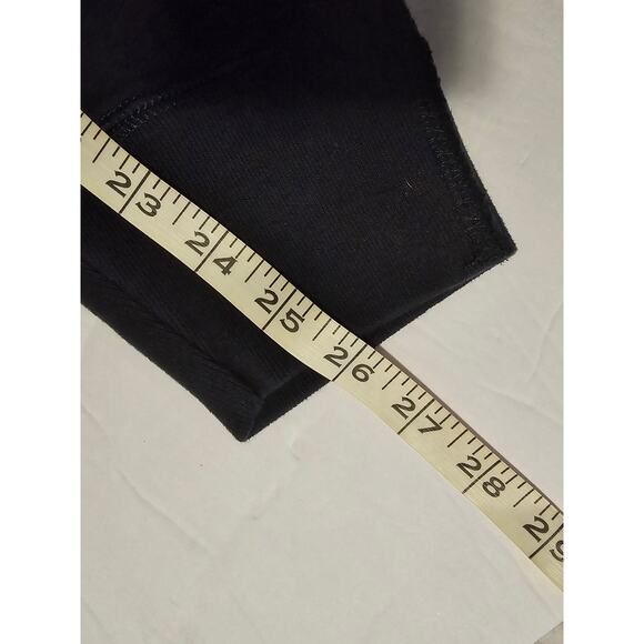 Abercrombie and Fitch Womens Medium Pants Joggers Sweatpants Fleece Navy Blue - Picture 12 of 13